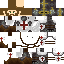 Minecraft skin texture, 64x64 pixels
