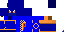 Minecraft skin texture, 64x32 legacy pixels