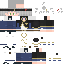Minecraft skin texture, 64x64 pixels