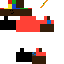 Minecraft skin texture, 64x64 pixels