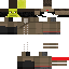 Minecraft skin texture, 64x64 pixels