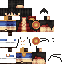 Minecraft skin texture, 64x64 pixels