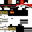 Minecraft skin texture, 64x64 pixels