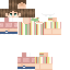 Minecraft skin texture, 64x64 pixels