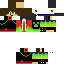 Minecraft skin texture, 64x64 pixels