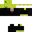 Minecraft skin texture, 64x64 pixels