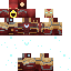 Minecraft skin texture, 64x64 pixels