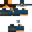 Minecraft skin texture, 64x64 pixels