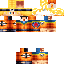 Minecraft skin texture, 64x64 pixels