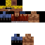 Minecraft skin texture, 64x64 pixels