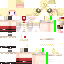 Minecraft skin texture, 64x64 pixels