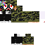 Minecraft skin texture, 64x64 pixels
