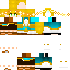 Minecraft skin texture, 64x64 pixels