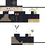 Minecraft skin texture, 64x64 pixels