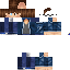 Minecraft skin texture, 64x64 pixels