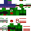 Minecraft skin texture, 64x64 pixels