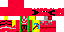 Minecraft skin texture, 64x32 legacy pixels