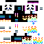 Minecraft skin texture, 64x64 pixels