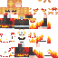 Minecraft skin texture, 64x64 pixels