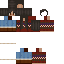 Minecraft skin texture, 64x64 pixels