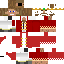 Classic Minecraft skin texture, 64x64 pixels