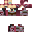 Minecraft skin texture, 64x64 pixels