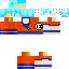 Minecraft skin texture, 64x64 pixels