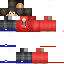 Minecraft skin texture, 64x64 pixels