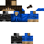 Minecraft skin texture, 64x64 pixels