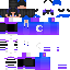 Minecraft skin texture, 64x64 pixels