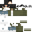 Minecraft skin texture, 64x64 pixels
