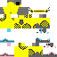 Minecraft skin texture, 64x64 pixels