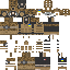 Minecraft skin texture, 64x64 pixels