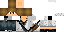 Minecraft skin texture, 64x32 legacy pixels