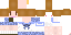 Minecraft skin texture, 64x32 legacy pixels