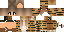 Minecraft skin texture, 64x32 legacy pixels