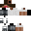 Minecraft skin texture, 64x64 pixels