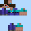 Minecraft skin texture, 64x64 pixels