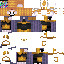 Minecraft skin texture, 64x64 pixels