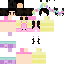 Minecraft skin texture, 64x64 pixels