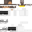 Minecraft skin texture, 64x64 pixels
