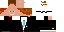 Minecraft skin texture, 64x32 legacy pixels