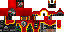 Minecraft skin texture, 64x32 legacy pixels