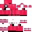Minecraft skin texture, 64x64 pixels