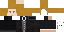 Minecraft skin texture, 64x32 legacy pixels