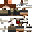 Minecraft skin texture, 64x64 pixels