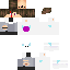 Minecraft skin texture, 64x64 pixels