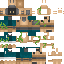 Minecraft skin texture, 64x64 pixels