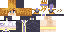 Minecraft skin texture, 64x32 legacy pixels