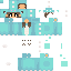 Minecraft skin texture, 64x64 pixels